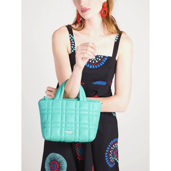 kate spade Handbags - New Kate Spade Softwhere Quilted Leather Mini Tote Summer Rai with Dust bag